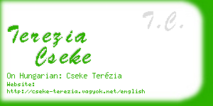 terezia cseke business card